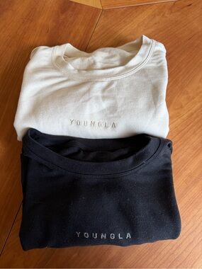 Lot of 2 YoungLA Men’s Tank top shirts gym athletic